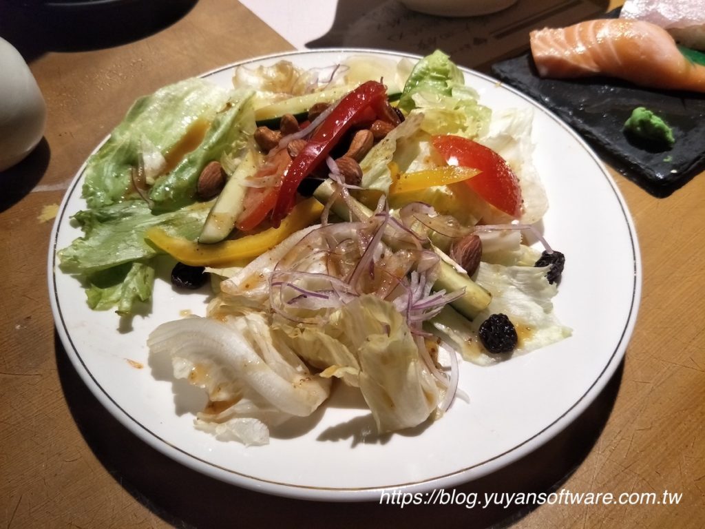 台北東區 金魚日本料理 和風沙拉