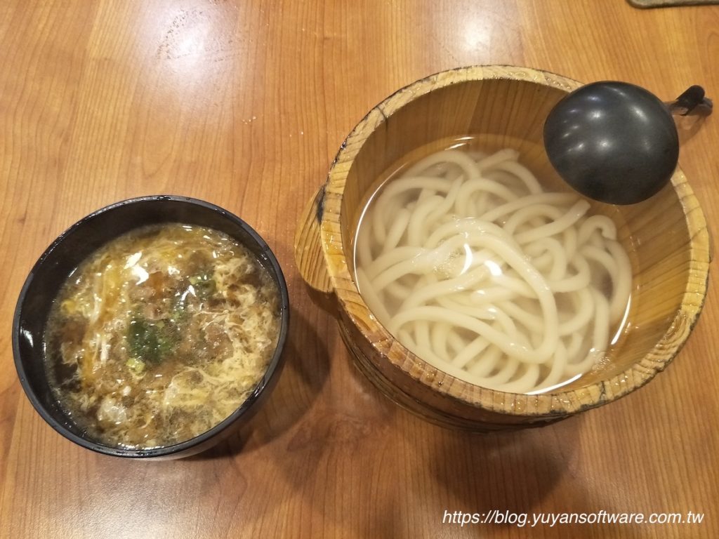 銀河堂 讚岐 烏龍麵 釜揚牛蛋汁沾麵