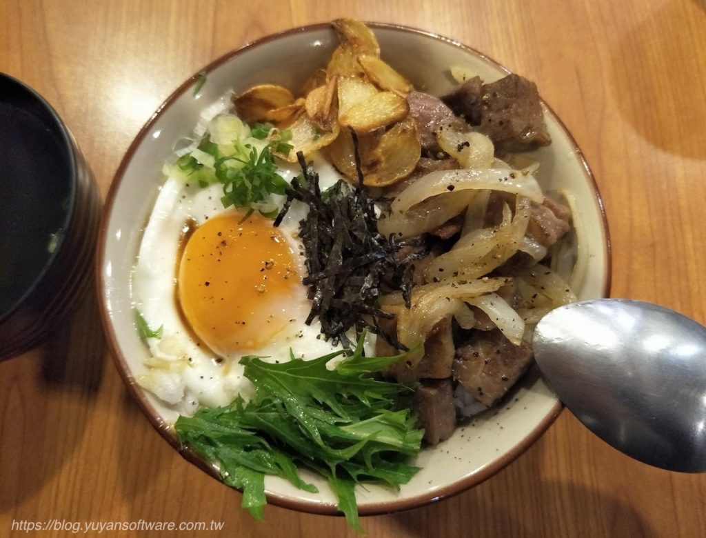 銀河堂 讚岐 烏龍麵 骰子牛丼