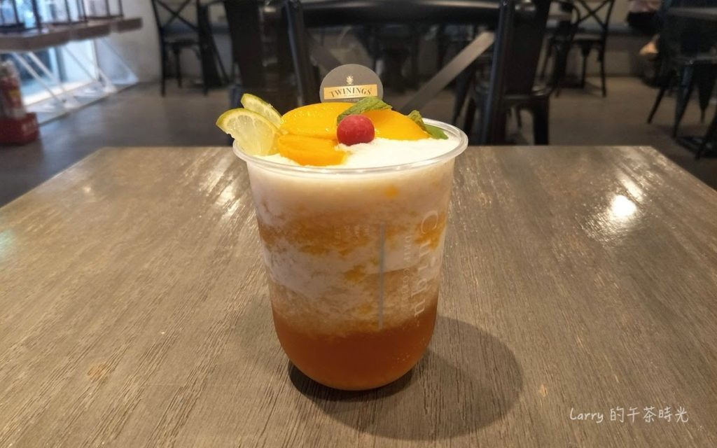 奎克咖啡 台北忠孝店 唐寧茶 TWININGS 荔香春漾蜜桃茶冰沙