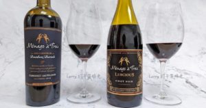 美國3人 紅酒 Menage a Trois 波本桶卡本內 Cabernet Bourbon Barrels 甜美黑皮諾 Luscious Pinot Noir