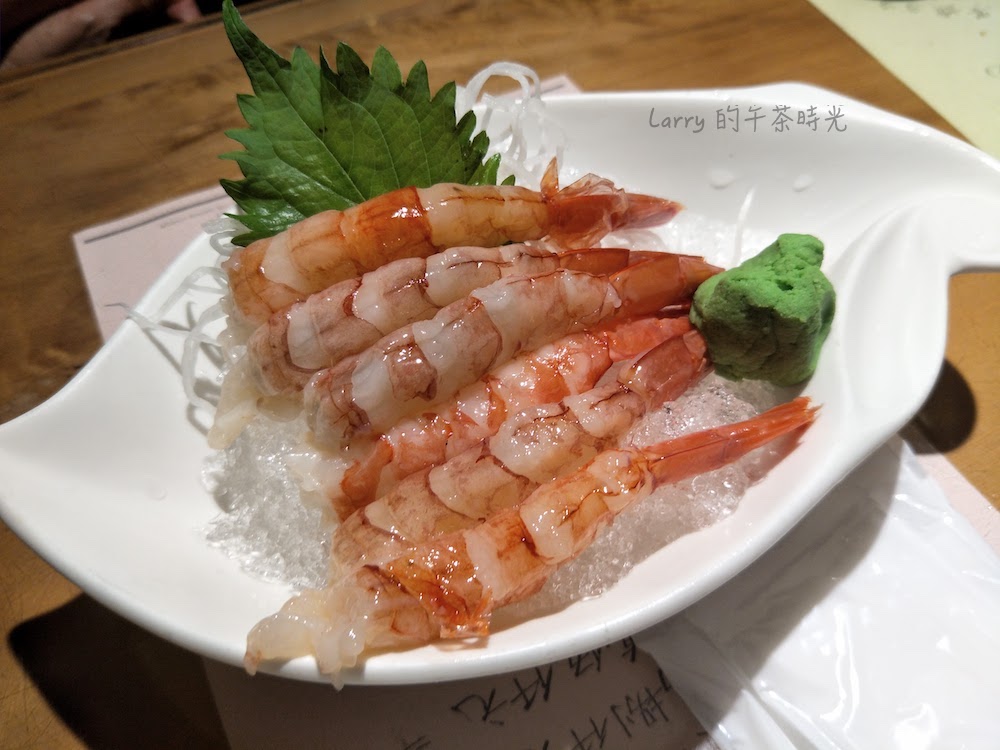 台北東區 金魚日本料理 甜蝦生魚片