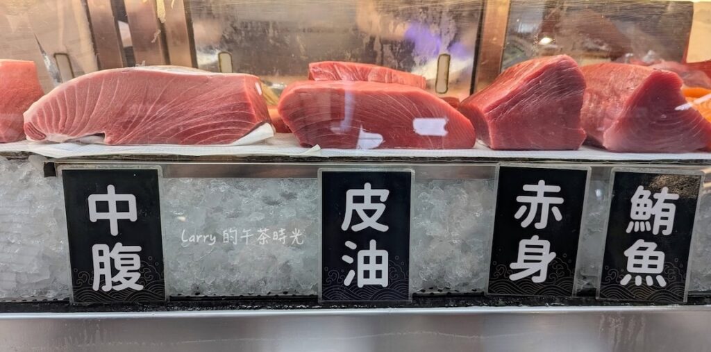 屏東東港, 華僑市場, 曾鮮, 黑鮪魚, 生魚片, 中腹, 皮油, 赤身