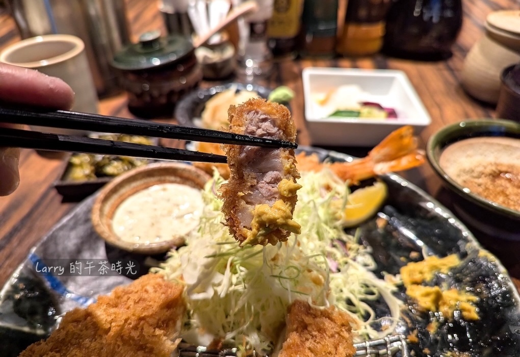 日本熊本, 勝烈亭 新市街本店, 豬排沾黃芥末醬