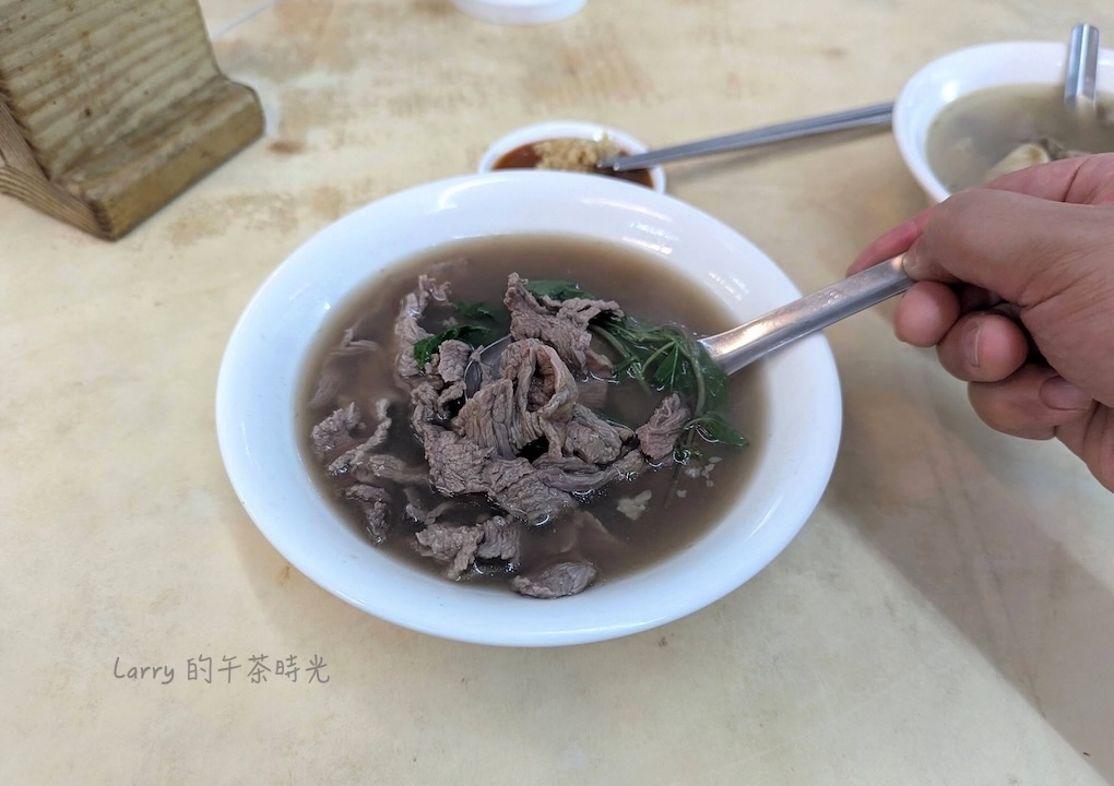 屏東潮州牛肉福創始店的牛肉湯