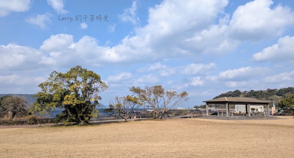 櫻島的熔岩渚公園
